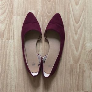 H&M velvet flats